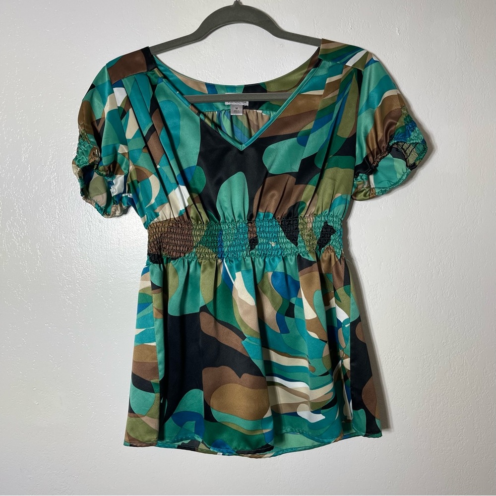 Worthington Y2K Silky Blouse. Size Medium. In good used condition!